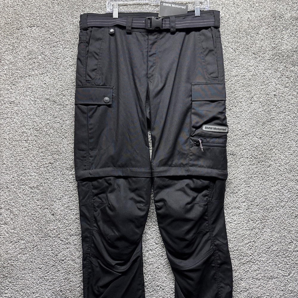 BMW Motorrad Pants Mens XL Summer 1 OG Cargo Convertible Zip‎ Motorcycle NEW NWT